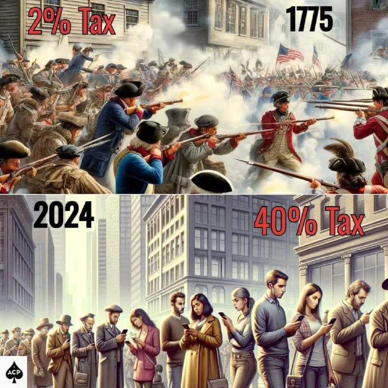 美国很多社交媒体目前传的比较火的一张图